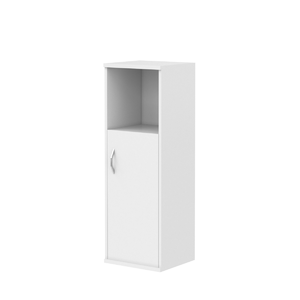 Офисная мебель Имаго Шкаф колонка с глухой малой дверью СУ-2.1(R) Белый 403х365х1200