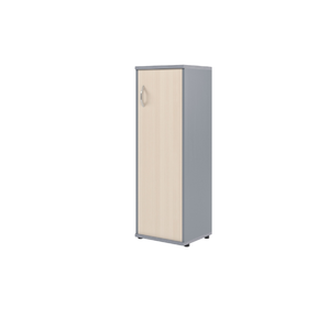 Офисная мебель Имаго Шкаф колонка с глухой дверью СУ-2.3(R) Клен/Металлик 403х365х1200