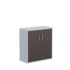 Офисная мебель Имаго Шкаф с глухим дверьми СТ-3.1 Венге Магия/Металлик 770х365х823