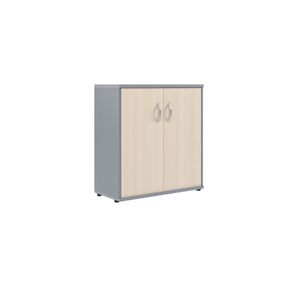 Офисная мебель Имаго Шкаф с глухим дверьми СТ-3.1 Клен/Металлик 770х365х823