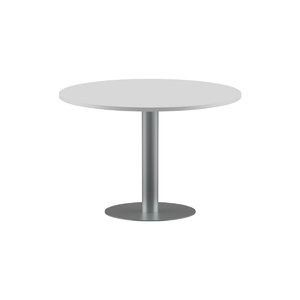 Офисная мебель Имаго Коференц-стол ПРГ-100 Белый/Алюминий 1000х1000х750