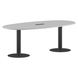 Офисная мебель Имаго Конференц-стол ПРГ-3 Белый/Антрацит 2200х1100х750