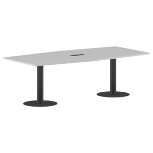 Офисная мебель Имаго Конференц-стол ПРГ-4 Белый/Антрацит 2400х1200х750