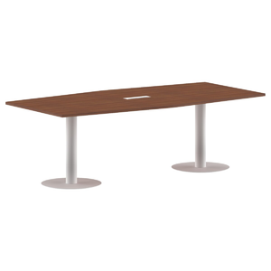 Офисная мебель Имаго Конференц-стол ПРГ-4 Орех Французский/Белый 2400х1200х750