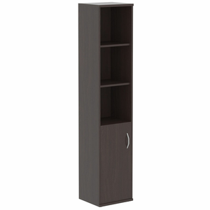 Офисная мебель Имаго Шкаф колонка с глухой малой дверью СУ-1.1(L) Венге Магия 403х365х1975