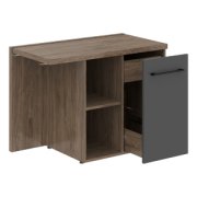 Кабинет руководителя Morris Trend Тумба приставная MCRT1055(R) Кария Пальмира/Антрацит 1000х550х750