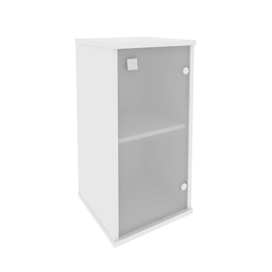 Офисная мебель Style Шкаф низкий узкий правый Л.СУ-3.2 (R) Белый 412х410х828