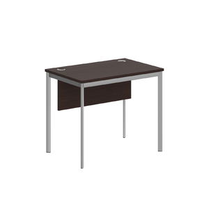 Офисная мебель Имаго-С Стол прямой с фронтальной панелью СП-1.1SD Венге Магия/Алюминий 900х600х755