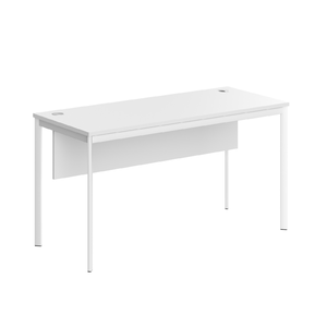 Офисная мебель Имаго-С Стол прямой с фронтальной панелью СП-3.1SD Белый/Белый 1400х600х755