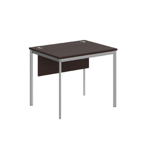 Офисная мебель Имаго-С Стол прямой с фронтальной панелью СП-1SD Венге Магия/Алюминий 900х720х755