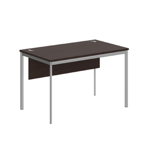 Офисная мебель Имаго-С Стол прямой с фронтальной панелью СП-2SD Венге Магия/Алюминий 1200х720х755