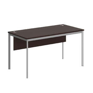 Офисная мебель Имаго-С Стол прямой с фронтальной панелью СП-3SD Венге Магия/Алюминий 1400х720х755