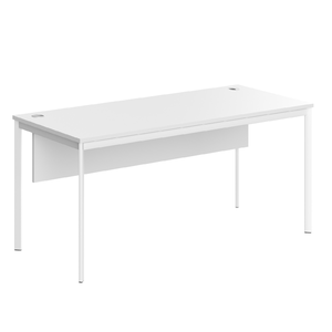 Офисная мебель Имаго-С Стол прямой с фронтальной панелью СП-4SD Белый/Белый 1600х720х755