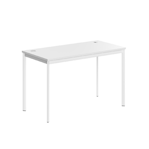 Офисная мебель Имаго-С Стол прямой СП-2.1S Белый/Белый 1200х600х755
