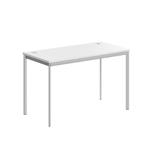 Офисная мебель Имаго-С Стол прямой СП-2.1S Белый/Алюминий 1200х600х755