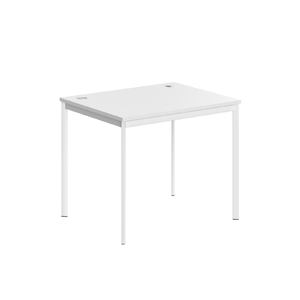 Офисная мебель Имаго-С Стол прямой СП-1S Белый/Белый 900х720х755