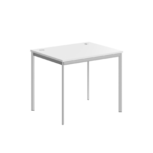 Офисная мебель Имаго-С Стол прямой СП-1S Белый/Алюминий 900х720х755