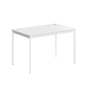 Офисная мебель Имаго-С Стол прямой СП-2S Белый/Белый 1200х720х755