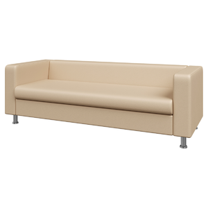 Диван четырехместный АЛЕКТО ALE4 Экокожа Ecotex 3028 (бежевая) 2180х830х700