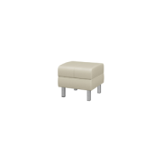Пуф ФЛАГМАН FL-b11 Экокожа Oregon 10 (кремовая) 520х520х450