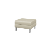 Пуф ФЛАГМАН FL-b12 Экокожа Oregon 10 (кремовая) 770х770х450