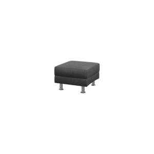 Пуф Эволюшн EVO-p Экокожа Ecotex 3001 (черная) 530х530х360