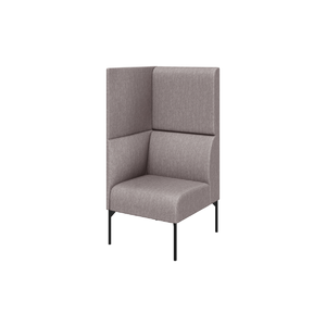 Модуль одноместный высокий правый БРИДЖ Brd1HR Рогожка Sweet grey серый 625х710х1350