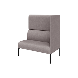 Модуль двухместный высокий левый БРИДЖ Brd2HL Рогожка Sweet grey серый 1225х710х1350