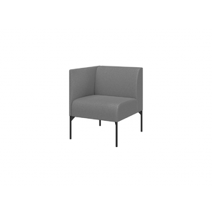 Модуль одноместный правый БРИДЖ Brd1R Рогожка Sweet grey серый 625х710х810