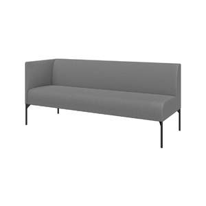 Модуль трехместный правый БРИДЖ Brd3R Рогожка Sweet grey серый 1825х710х810