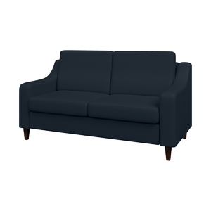 Диван трехместный РИЧМОНД R3 Экокожа Ecotex 3001 (черная) 1810х880х1000