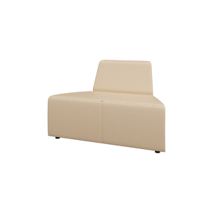 Модуль одноместный ОРИГАМИ Or-2A Экокожа Ecotex 3025 (бежевая) 1370х705х845