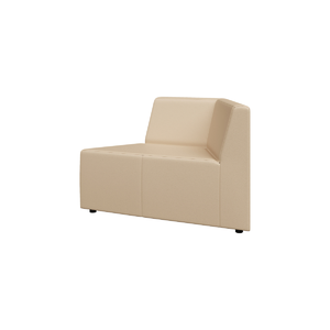 Модуль одноместный ОРИГАМИ Or-2L Экокожа Ecotex 3025 (бежевая) 1370х705х845