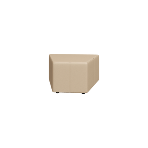 Пуф ОРИГАМИ Or-90 Экокожа Ecotex 3025 (бежевая) 925х760х485