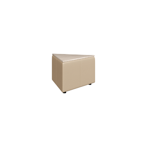 Журнальный стол ОРИГАМИ Or-pt Экокожа Ecotex 3025 (бежевая) 800х800х510