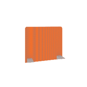 Офисная мебель Slim system Экран тканевый С.ТЭКР-1 Оранжевый 510x450x22