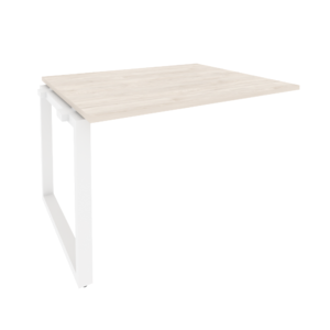 Офисная мебель Onix Проходной наборный элемент переговорного стола O.MO-NPRG-2 Денвер светлый/Белый 1180x980x750