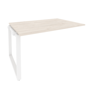 Офисная мебель Onix Проходной наборный элемент переговорного стола O.MO-NPRG-3 Денвер светлый/Белый 1380x980x750