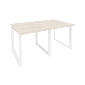 Офисная мебель Onix Стол переговорный (2 столешницы) O.MO-PRG-2.0 Денвер светлый/Белый 1560x980x750