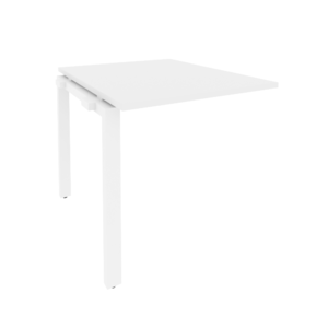 Офисная мебель Onix Проходной наборный элемент переговорного стола O.MP-NPRG-0 Белый бриллиант/Белый 780x980x750