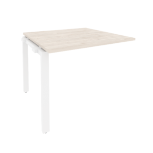 Офисная мебель Onix Проходной наборный элемент переговорного стола O.MP-NPRG-1 Денвер светлый/Белый 980x980x750