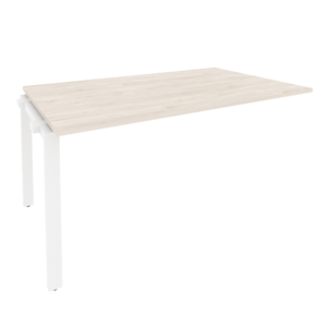 Офисная мебель Onix Проходной наборный элемент переговорного стола O.MP-NPRG-4 Денвер светлый/Белый 1580x980x750