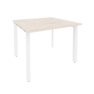 Офисная мебель Onix  Стол переговорный (1 столешница) O.MP-PRG-1.1 Денвер светлый/Белый 980x980x750