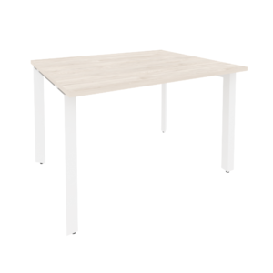 Офисная мебель Onix  Стол переговорный (1 столешница) O.MP-PRG-1.2 Денвер светлый/Белый 1180x980x750