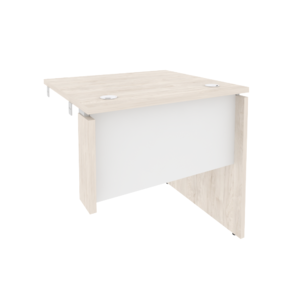 Офисная мебель Onix Стол-приставка правый к опорным элементам O.SPR-0.7 (R) Денвер светлый/Белый бриллиант 780x720x750