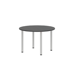 Офисная мебель Xten Конференц-стол круглый XRT 120 Дуб Юкон/Алюминий 1200x1200x750