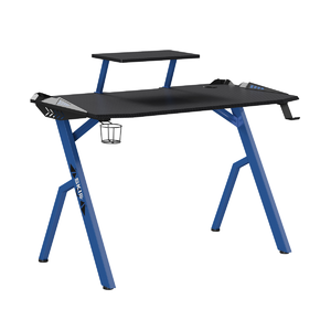 Стол компьютерный игровой SKILL CTG-001 Черный/Синий 1200х600х750