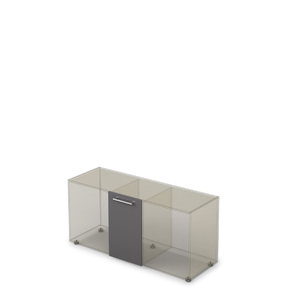 Офисная мебель Арредо (Arredo) Фасад тумбы узкий 10Т.005.3 Графит/- 334x16x596