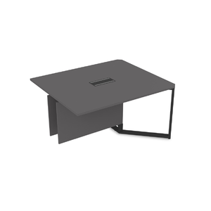 Офисная мебель Summit Стол-квадрат бенч, конечный модуль 16СКК.124 Graphit/Черный 1400х1200х750