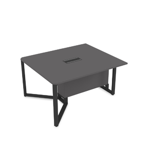 Офисная мебель Summit Стол-квадрат бенч, начальный модуль 16СКН.162 Graphit/Черный 1200х1600х750